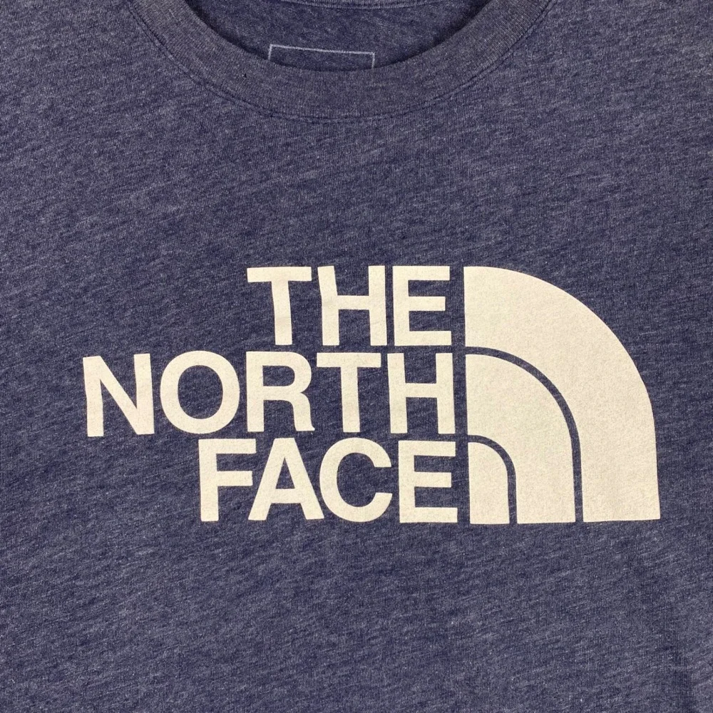 The North Face Half Dome Logo Graphic Short Sleeve Tee Women Medium Navy Blue - Picture 3 of 10